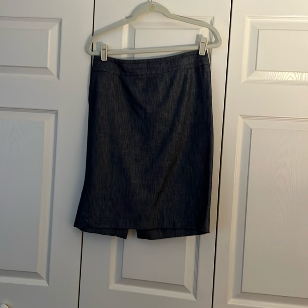 Talbots Jean skirt size 16. Blue jeans style.